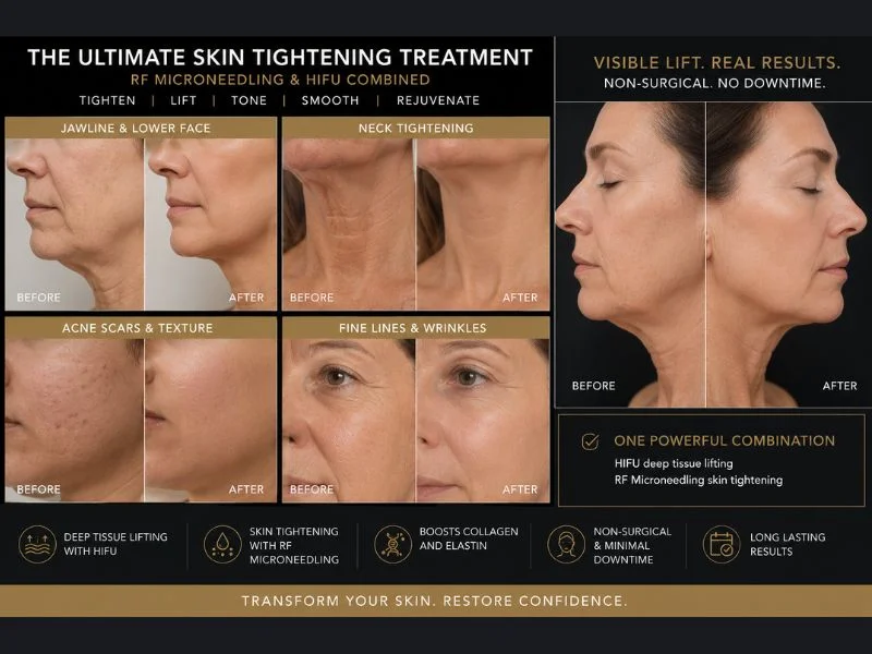 Results of combined treatment for the ultimate skin tightening treatment Bispham
