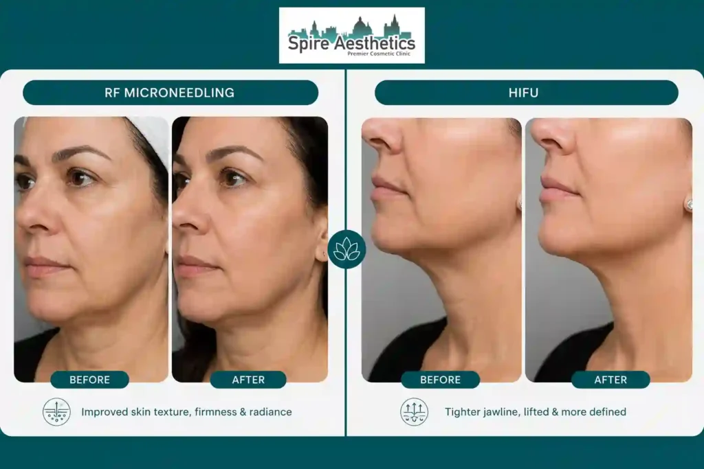 Can RF Microneedling and HIFU Be Combined Bispham?